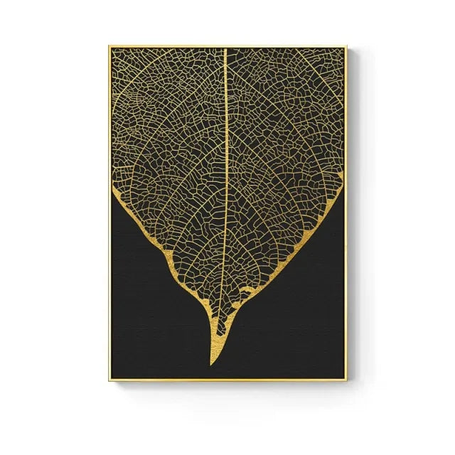 Gold Inspired Canvas Painting